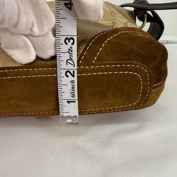 Coach Patchwork Hobo Brown - Picture 6 of 12